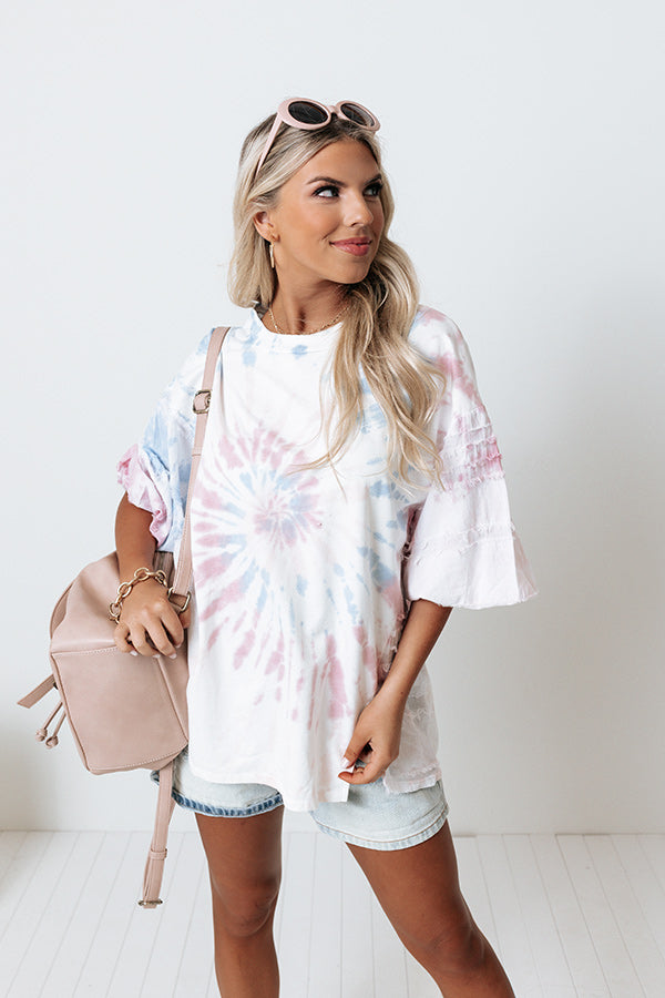 Sweet Amusement Tie Dye Shift Top