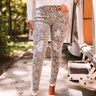 The Gigi Midrise Distressed Skinny In Dark Grey Image - 1