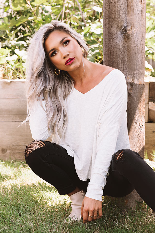 Woodland Wishes Shift Top In Grey Image - 4