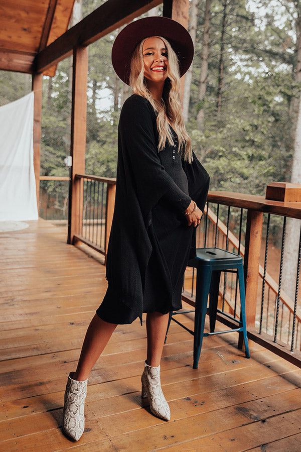 Ponderosa Pines Cardigan In Black