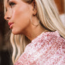 Starlight Swooning Hoop Earrings In Gold Image - 1