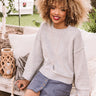 Autumn Mood Knit Sweater In Grey Image - 1