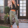 Feeling Zen Crop Sweatshirt In Black Image - 1