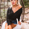 Commitment To Cozy Knit Sweater In Black Image - 1