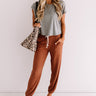 Away From It All Crop Top In Grey Image - 1