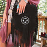 Style Bandit Leather Crossbody In Black Image - 1