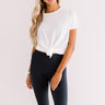 Cycling In Soho Shift Top In White Image - 1