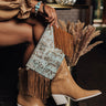The Delilah Leather Clutch Image - 1