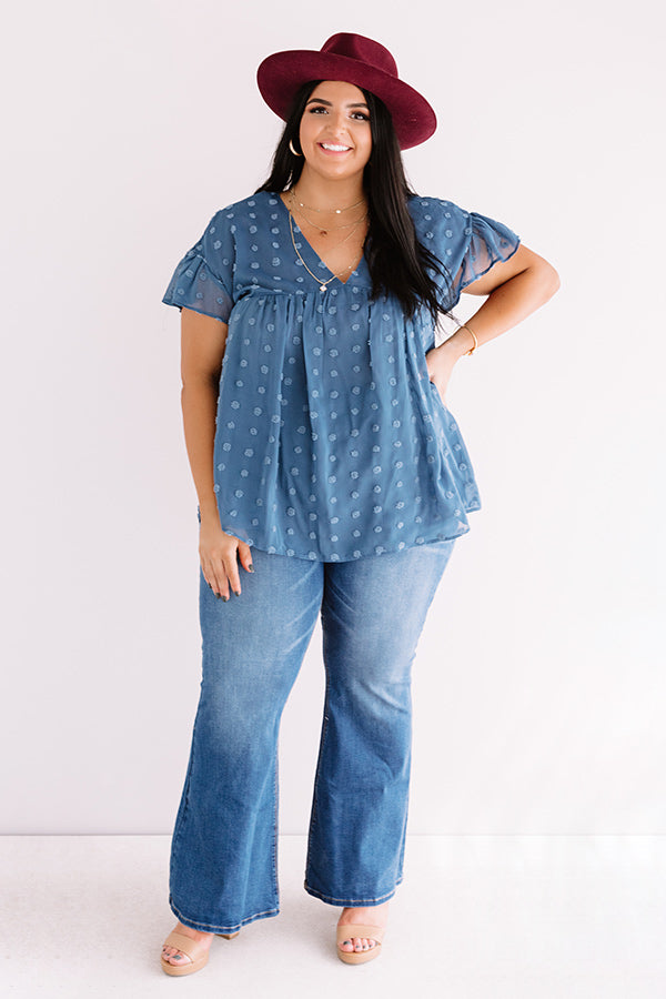Autumn Edit Babydoll Top In Riverside   Curves Image - 2