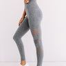 Recipe For Success High Waist Active Crop Legging In Dark Grey Image - 1
