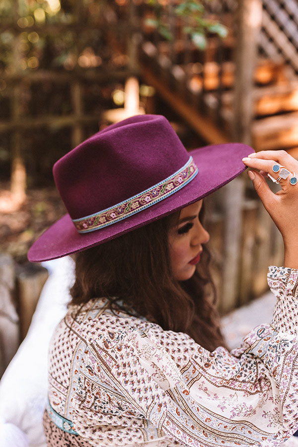 Chic On The Side Wool Hat