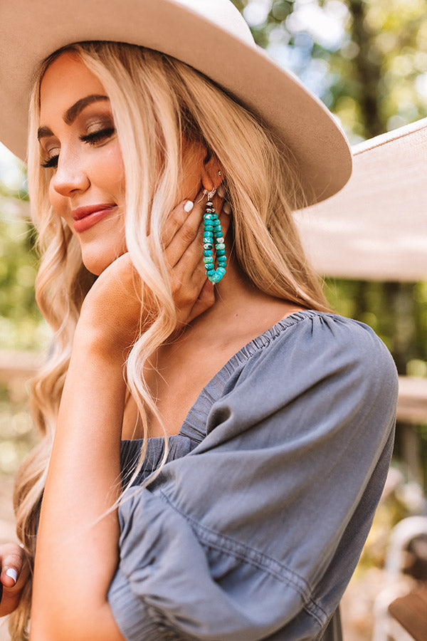 Love Bandit Turquoise Earrings
