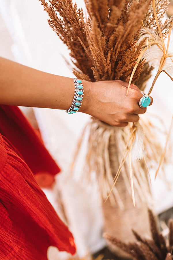 Brooklyn Balcony Turquoise Cuff Bracelet