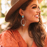 Botanical Brunch Turquoise Earrings Image - 1