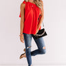 Fine Like Wine Top In Red Image - 1