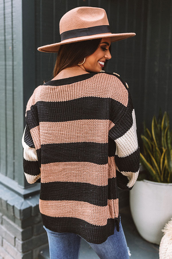 Pumpkin Spice Bliss Knit Sweater Image - 4