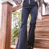 The Blaylock High Waist Flare In Black Image - 1