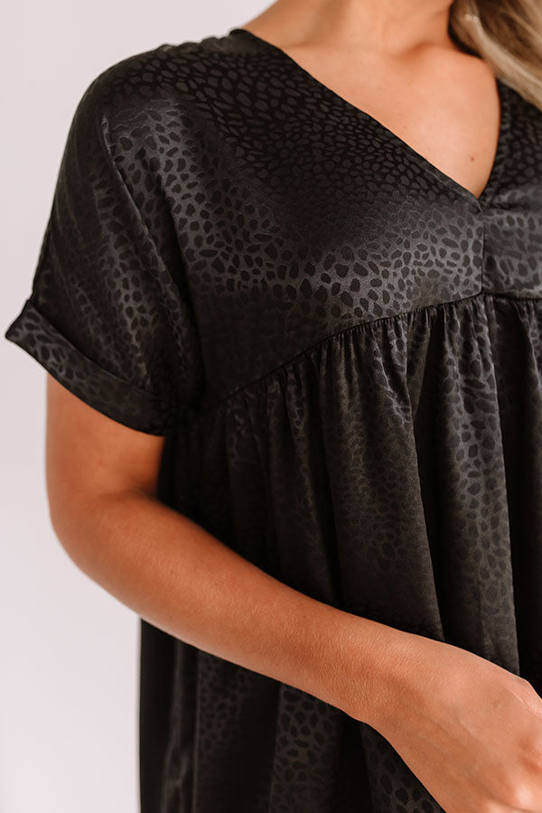 Stolen Hearts Babydoll Dress In Black Image - 2