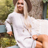 Crisp Evening Sweater Dress In Iced Latte Image - 1