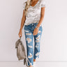 On The DL Camo Top In Taupe Image - 1
