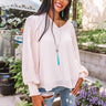 Sparks And Kisses Shift Top In Cream Image - 1