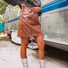 The Charlee Faux Leather High Waist Skirt Image - 1