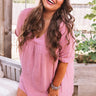 Uptown Meetup Shift Dress In Blush Curves Image - 1