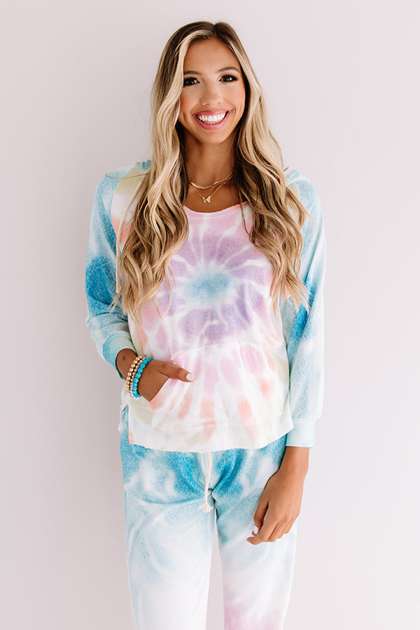 Chill With Me Tie Dye Hoodie