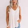 Effortless Attraction Shift Tank In Cream Image - 1