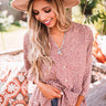 Look Up To You Shift Top In Rustic Rose Image - 1