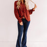 Love In Tribeca Shift Top In Dark Rust Image - 1