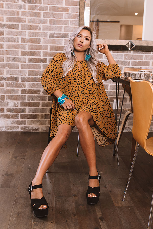 Breaking Hearts Cheetah Print Shift Tunic Image - 2