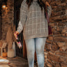 A Latte Love Sweater In Grey   Curves Image - 1