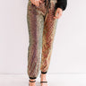 Extra Sparkles Sequin Joggers In Black Image - 1