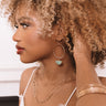 Real Life Glam Earrings in Pear Image - 1