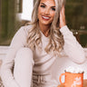 Extra Espresso Crop Sweatshirt In Birch Image - 1