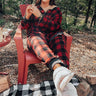 Campfire Cozies Buffalo Check Joggers   Curves Image - 1