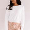 Cozy Stay Ultra Soft Sweater In White Image - 1