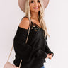 Headed To Aspen Knit Sweater In Black Image - 1