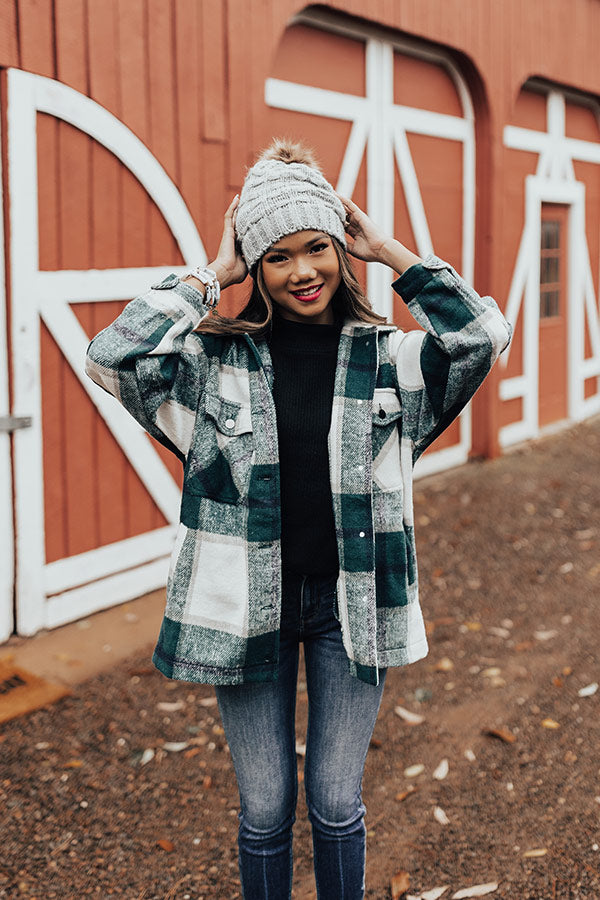 Redwoods Adventure Plaid Jacket In Green Image - 3