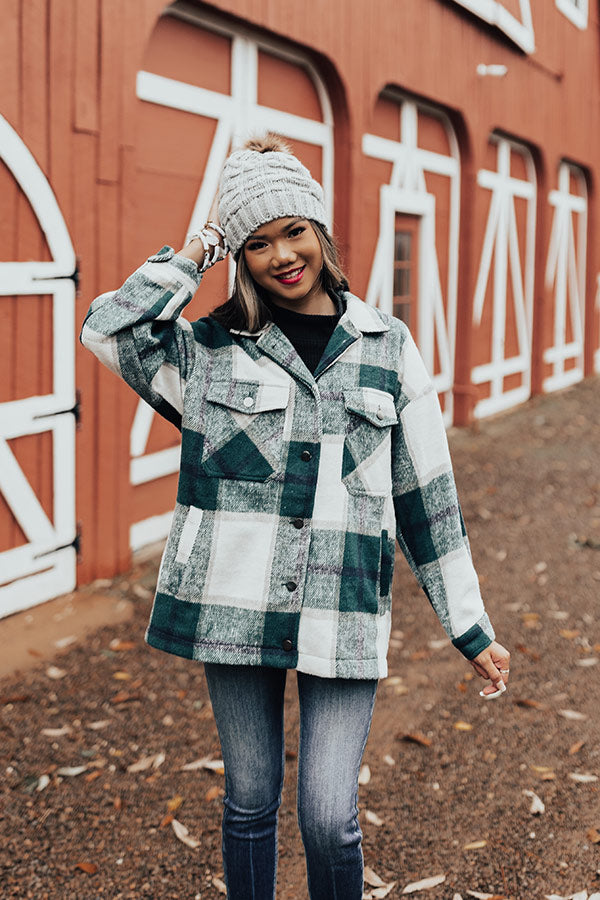 Redwoods Adventure Plaid Jacket In Green Image - 2