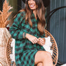 Napa And Chill Flannel Tunic In Green Image - 1