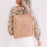 Solo In Soho Faux Leather Backpack In Iced Latte Image - 1
