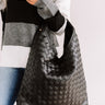 Bryant Park Bungalow Faux Leather Tote In Black Image - 1