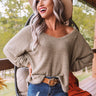 Sweet Solitude Knit Sweater In Sage Image - 1