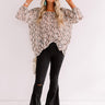 Not Long Ago Snake Print Shift Top Image - 1