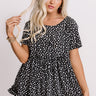 Love Sparks Cheetah Print Shift Top In Black Image - 1