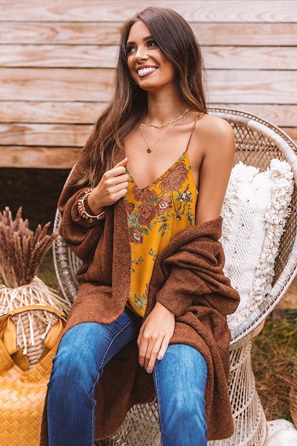 Vino In Napa Floral Tank Image - 1