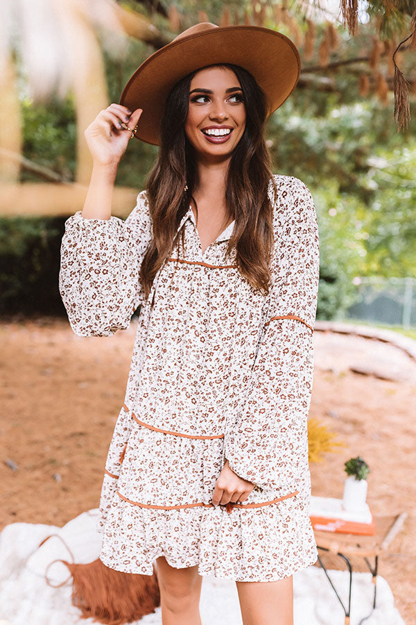 Floating On Cloud Nine Shift Dress In Ivory