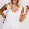 Talking All Night Shift Top In White Image - 1